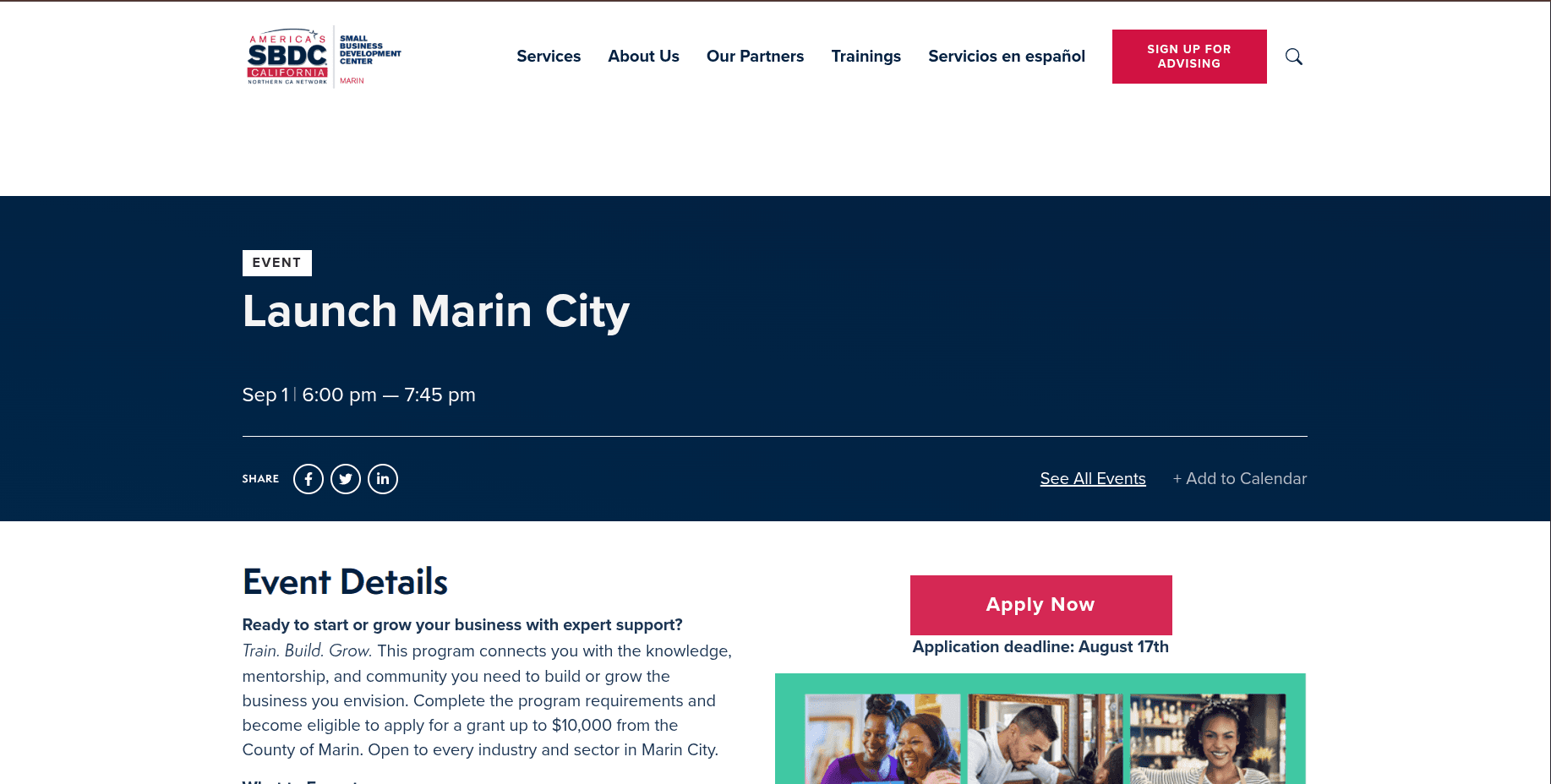 Marin County Microenterprise Support Program