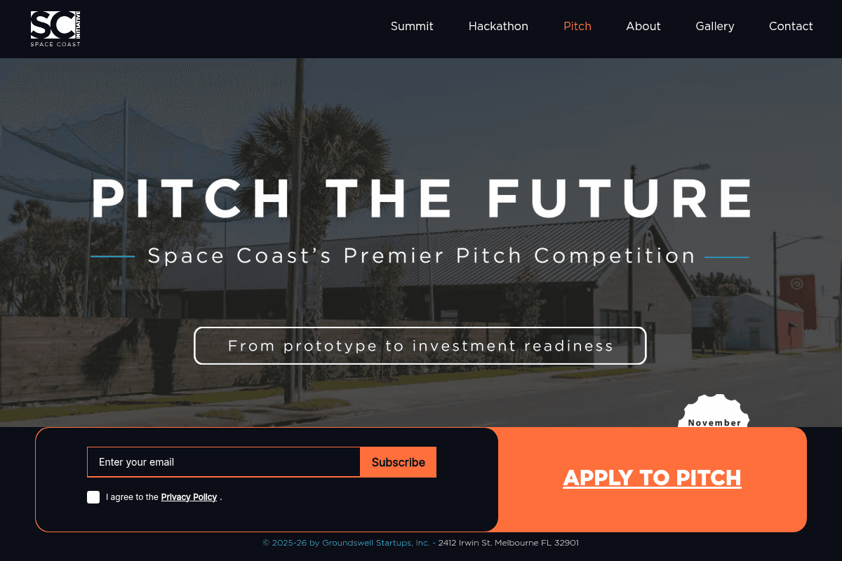 Pitch the Future 2026