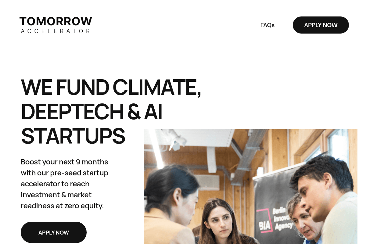 Tomorrow Accelerator 2026
