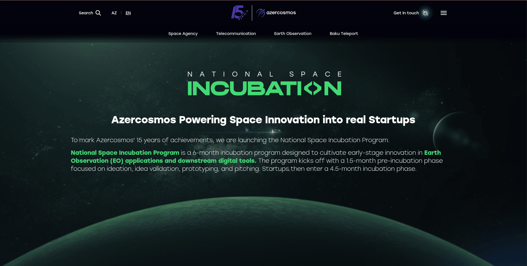 National Space Incubation Program