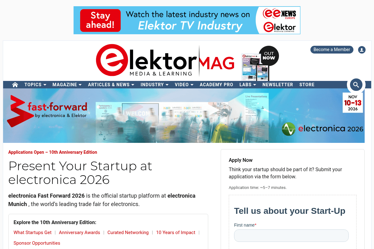 electronica Fast Forward 2026