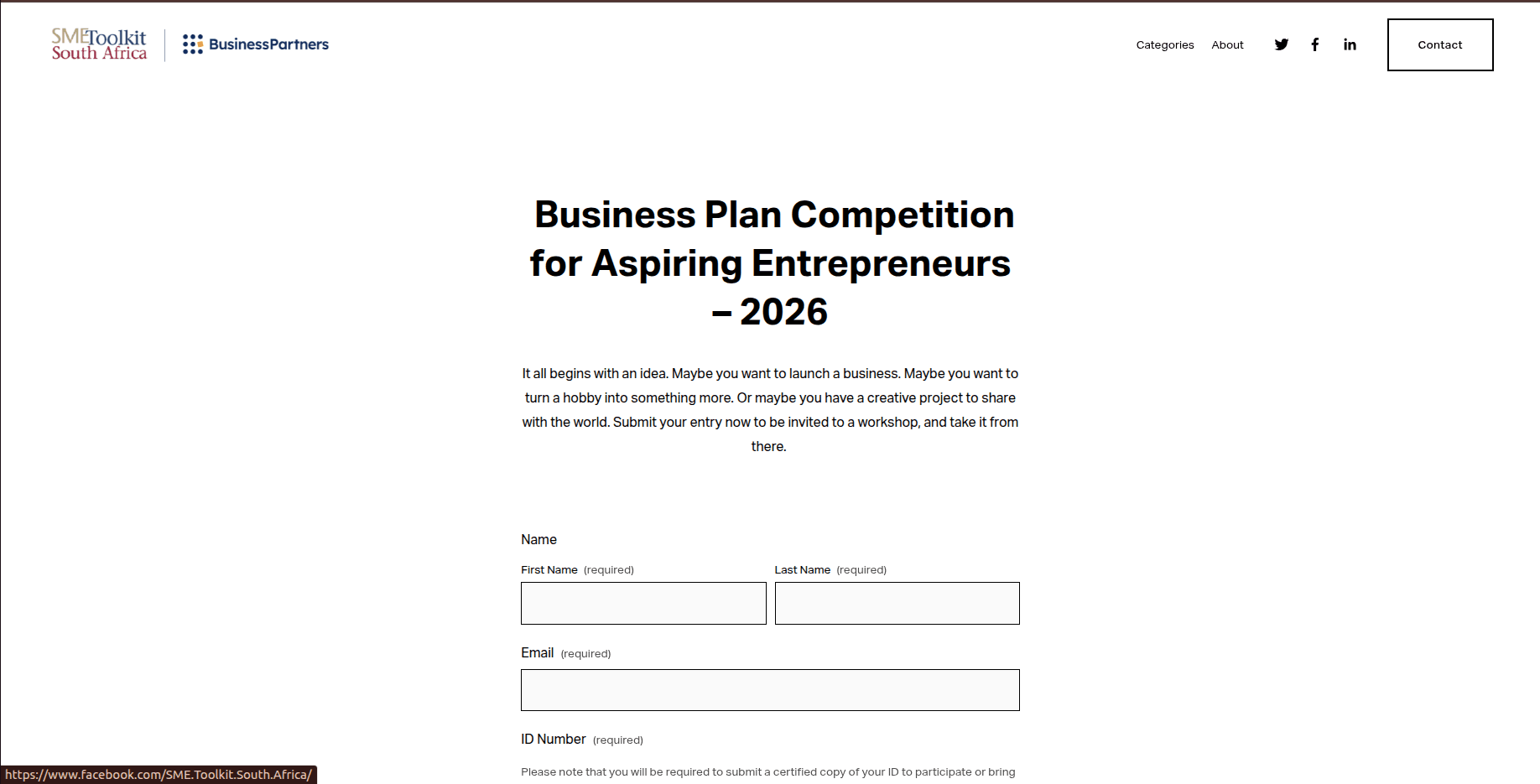 2026 Business Plan Competition