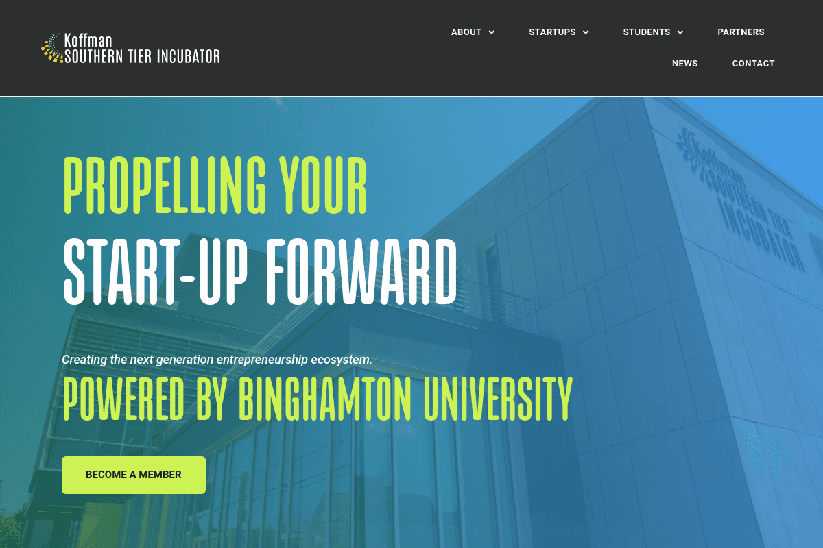 Koffman Southern Tier Incubator 2025 Programs