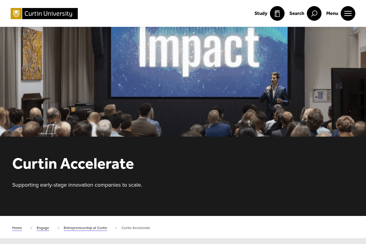 Curtin Accelerate 2026