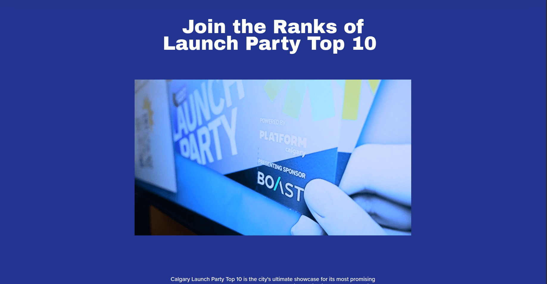 Calgary Launch Party Top 10 2026