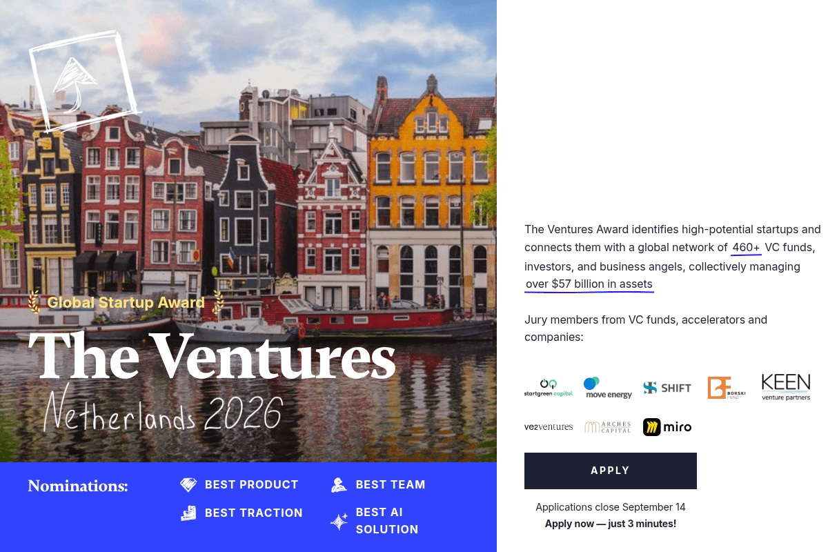 Global Startup Award 2026