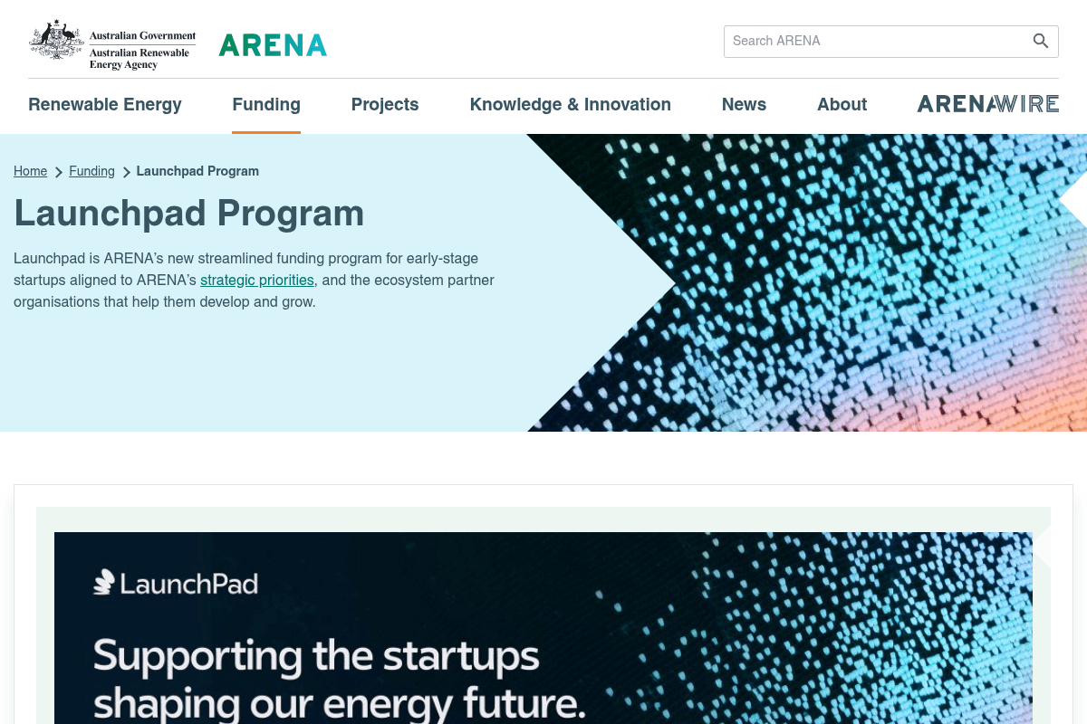 ARENA Launchpad Program 2026
