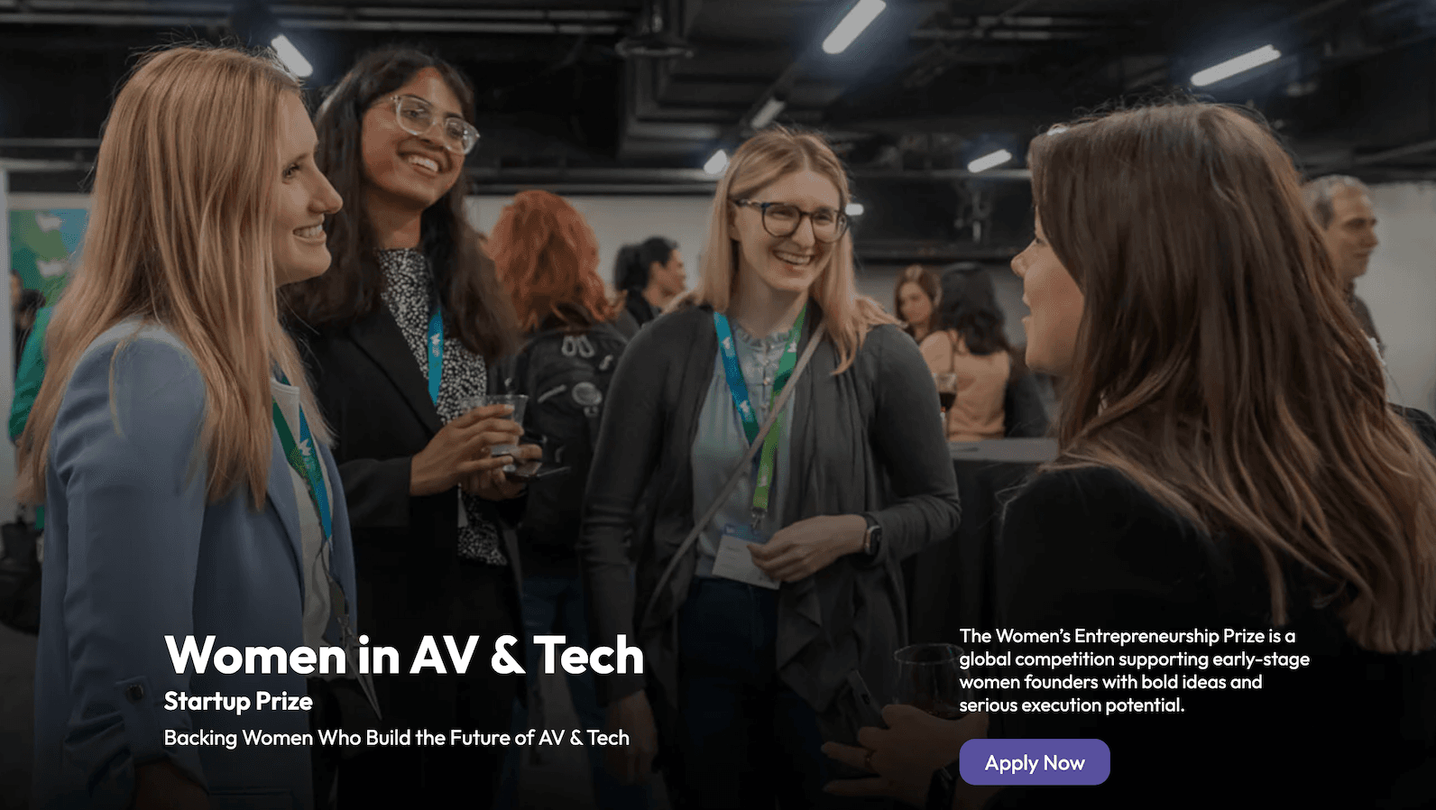 Women in AV & Tech Startup Prize 2026