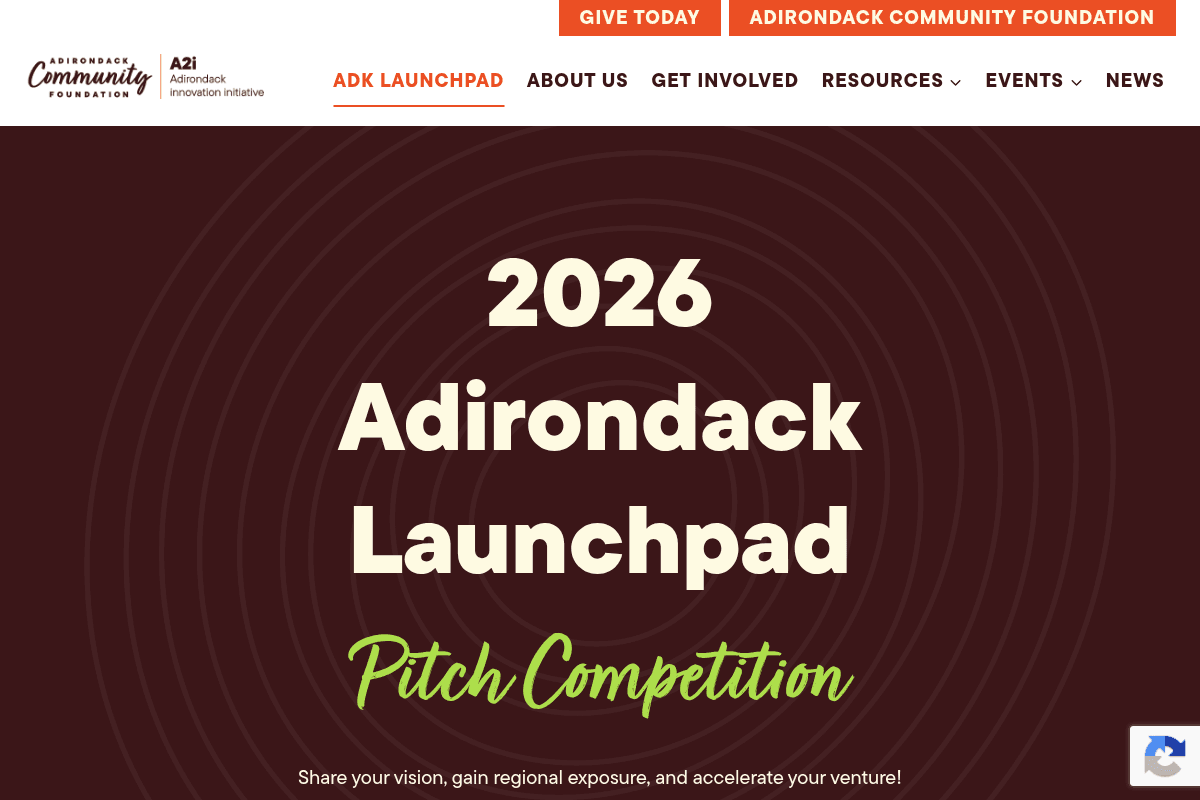 2026 Adirondack Launchpad Pitch Competition