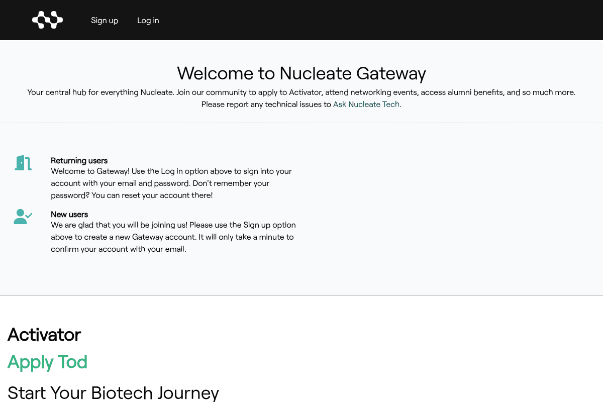 Nucleate Activator 2026