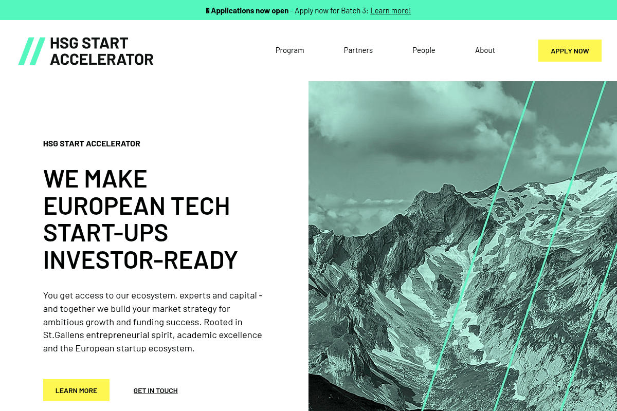 HSG START Accelerator Batch 3 2026