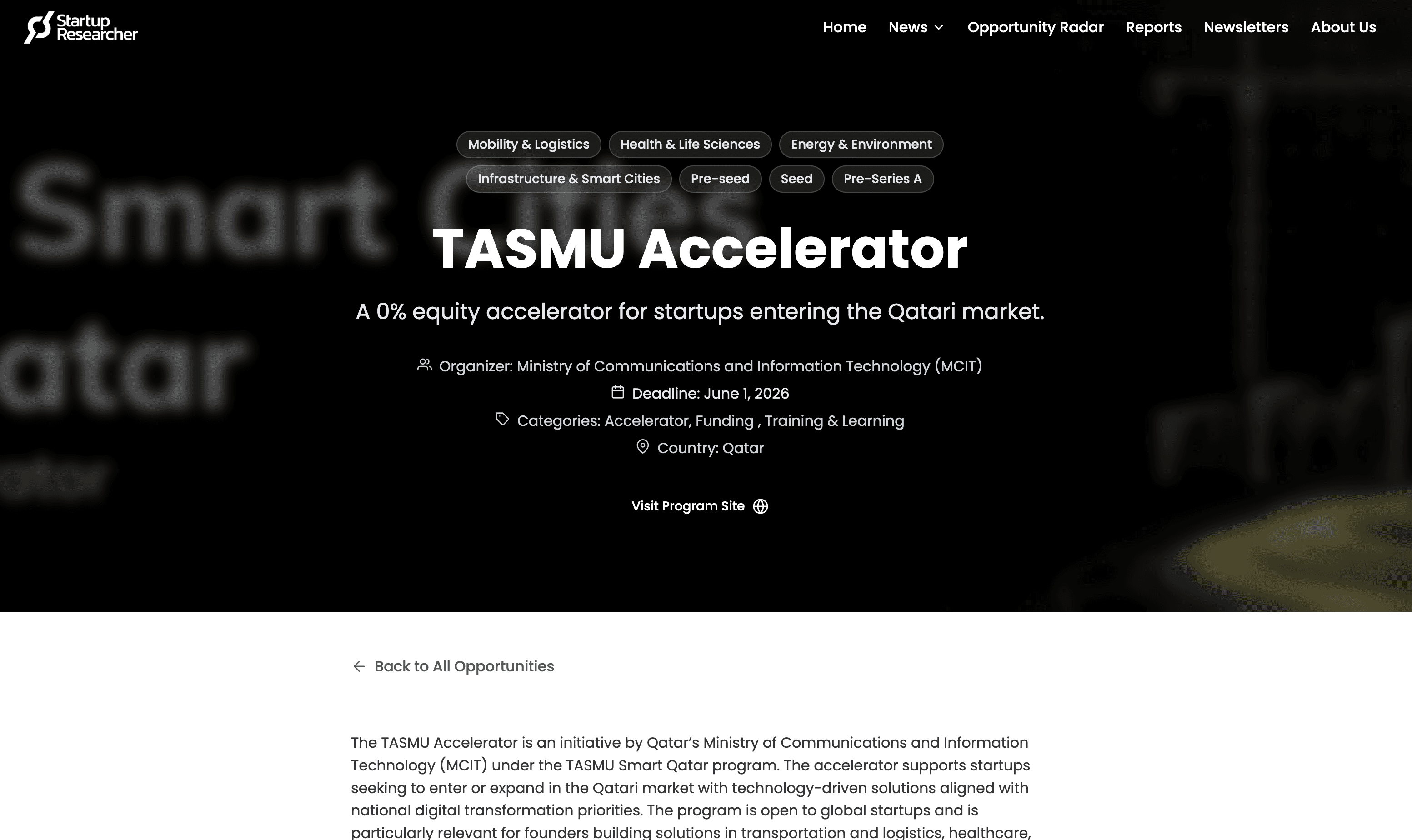 TASMU Accelerator