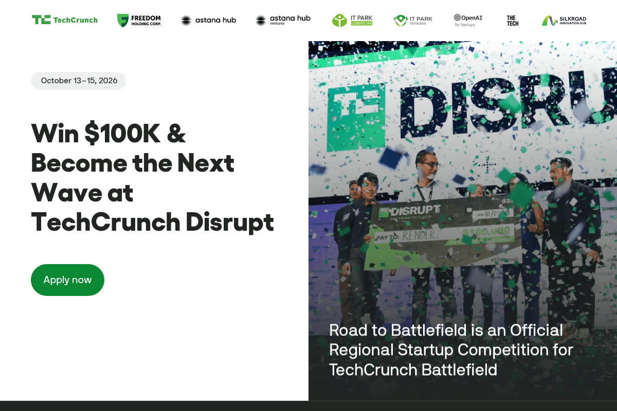 Road to TechCrunch Startup Battlefield 2026