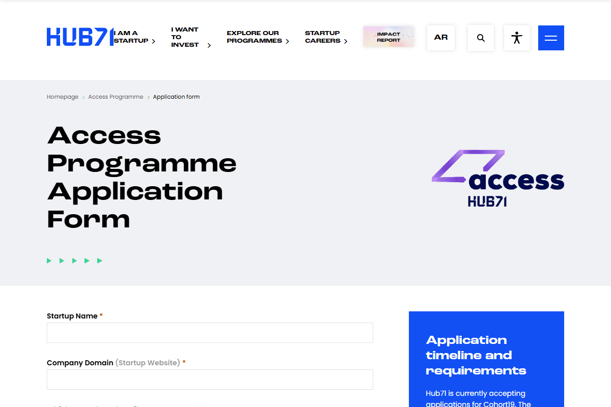 Access Programme by Hub71