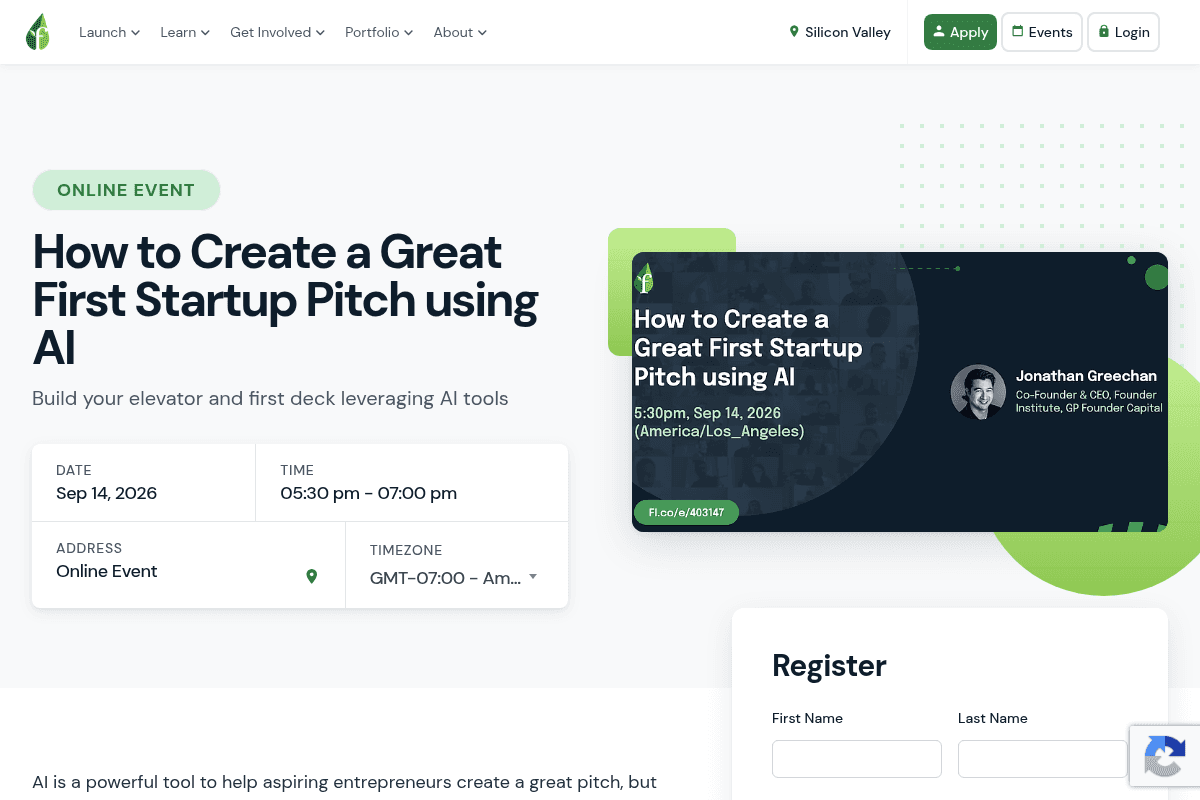 How to Create a Great First Startup Pitch using AI