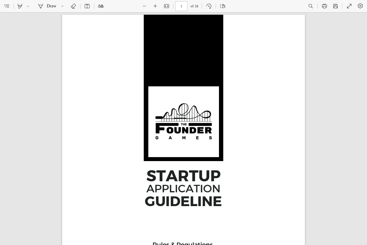 The Founder Games - TFG