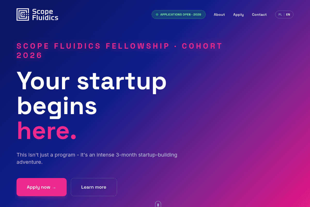 Scope Fluidics Fellowship 2026