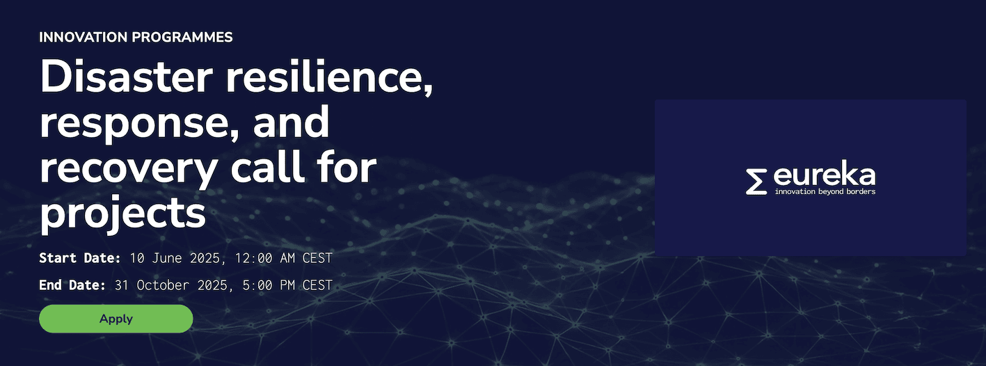 €3 Million for Disaster Response Technology Development