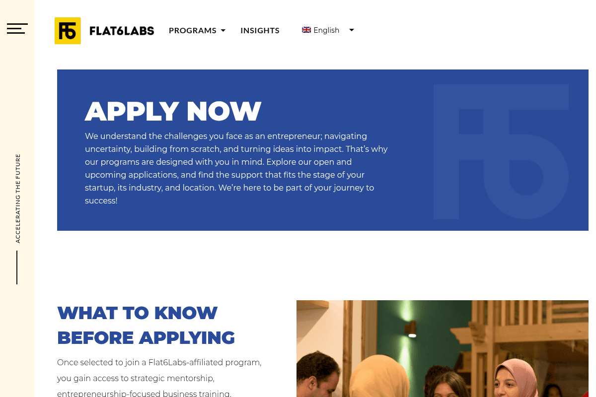 Flat6Labs Startup Acceleration Program Application