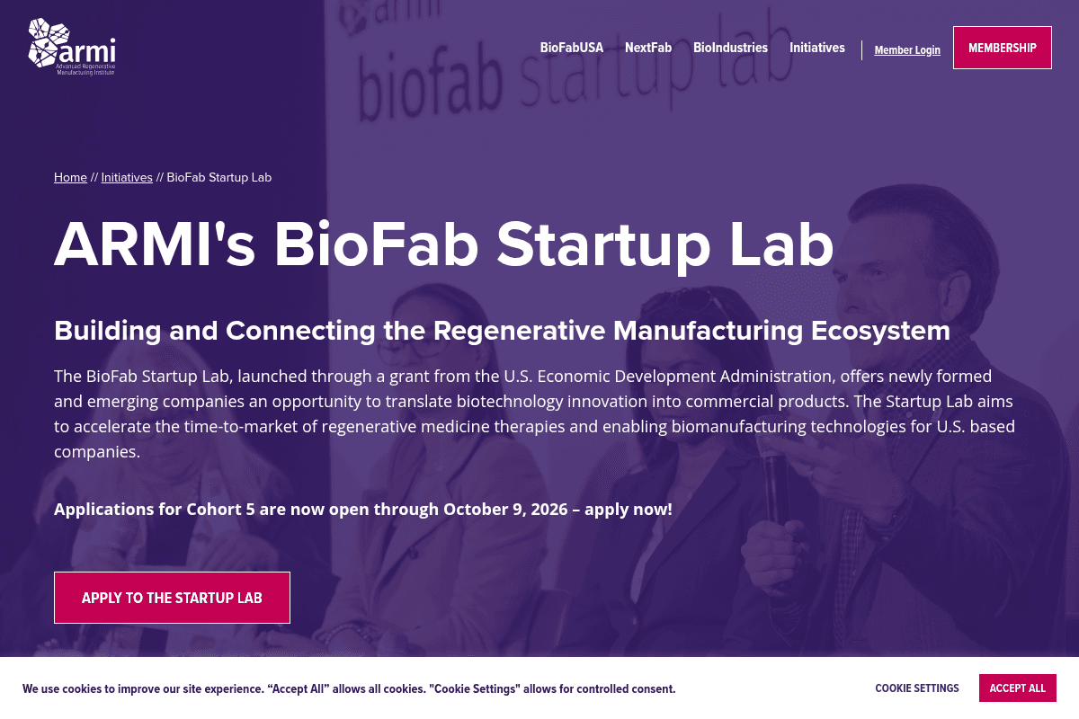 BioFab Startup Lab Cohort 5