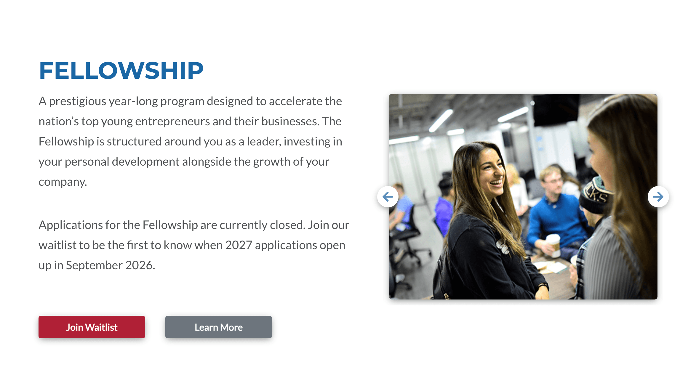 Future Founders Fellowship 2027