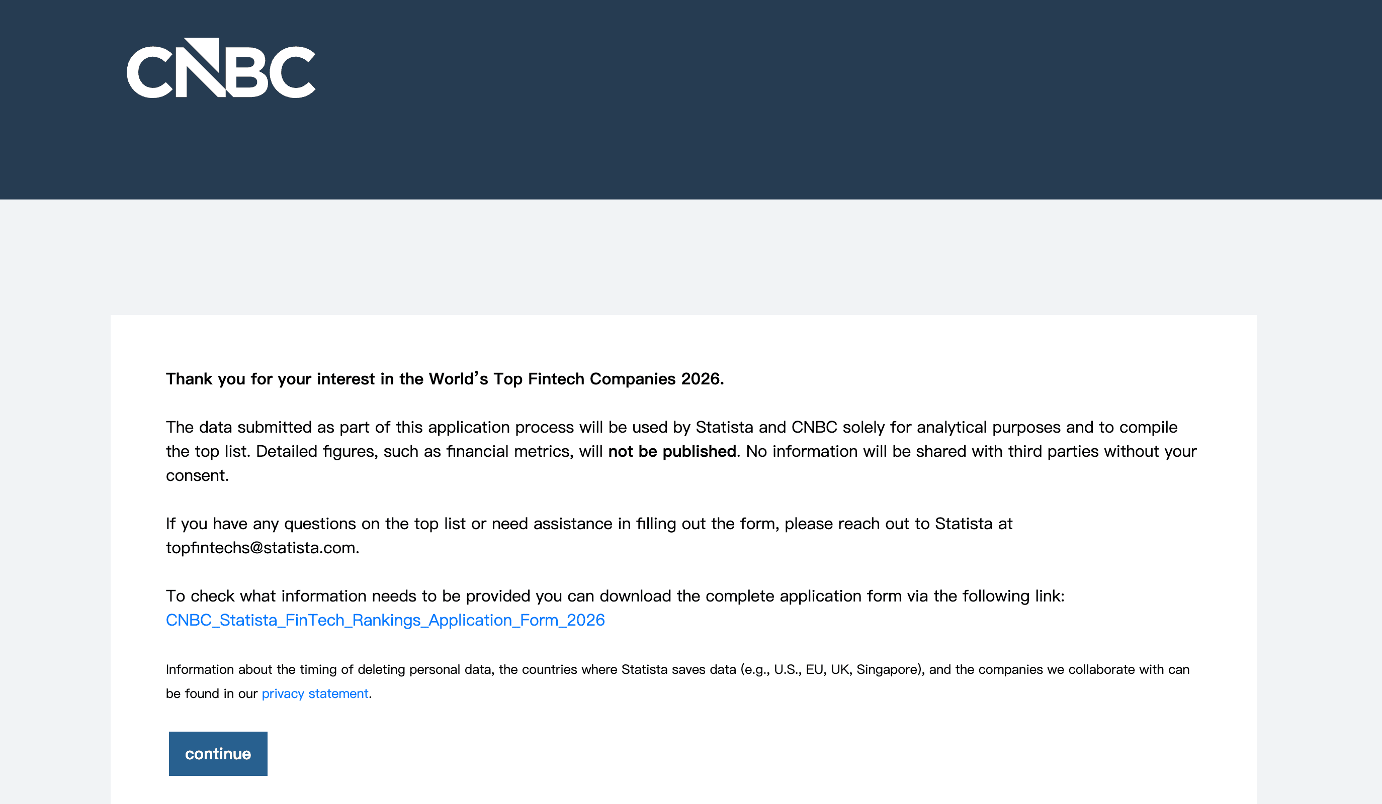 CNBC World’s Top Fintech Companies 2026