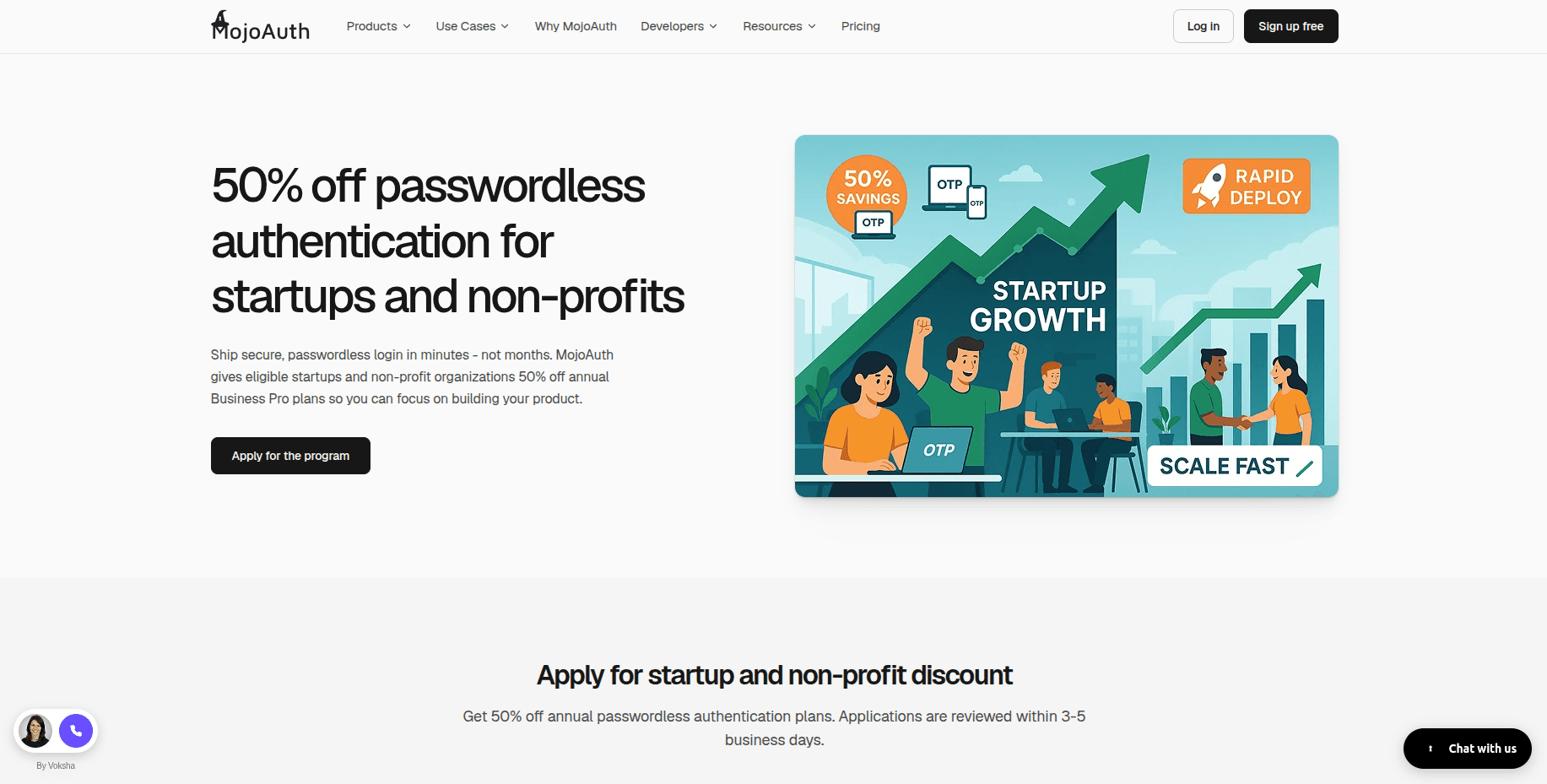 MojoAuth Startup Program 2026
