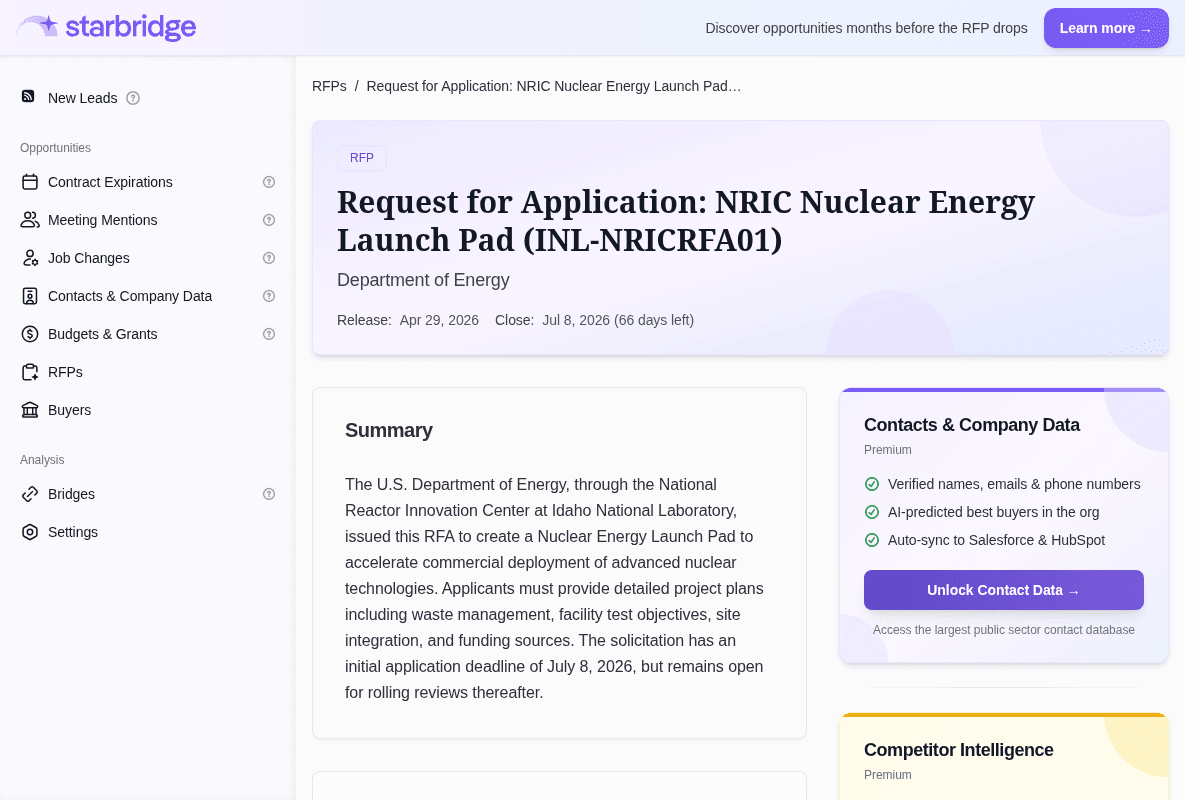 Nuclear Energy Launch Pad 2026