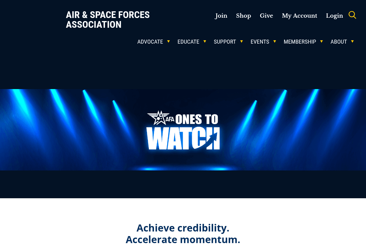 Ones to Watch Innovation Recognition Program