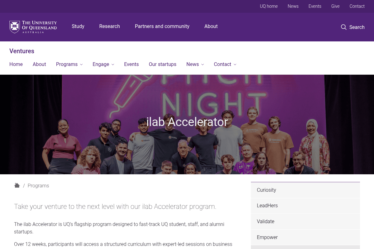 ilab Accelerator and Empower Pre-Accelerator 2026