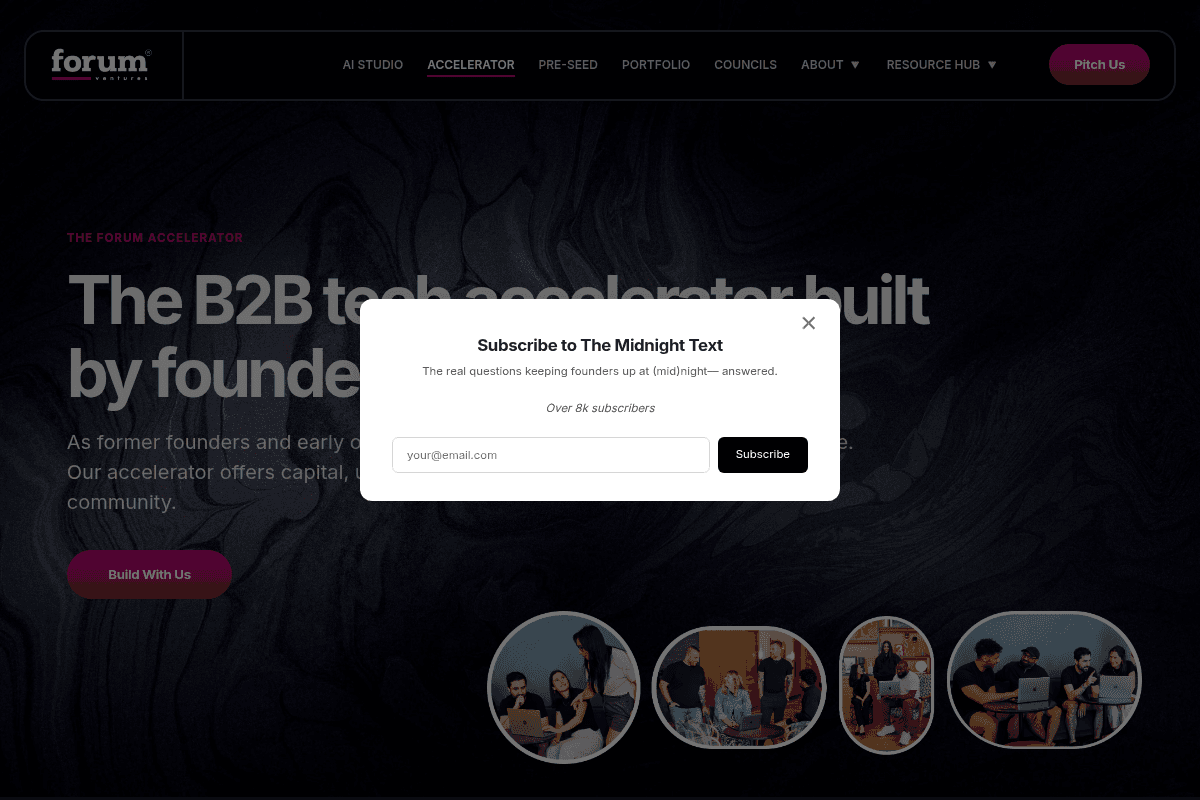 Forum Ventures B2B Accelerator