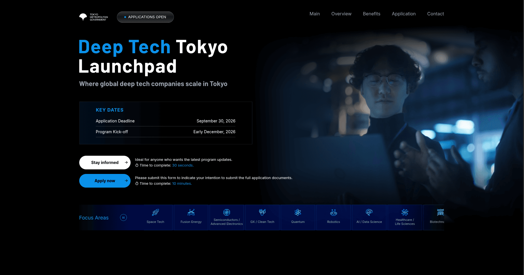 Deep Tech Tokyo Launchpad 2026