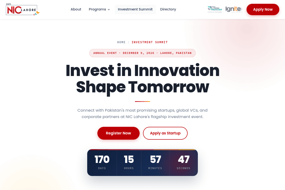 Investment Summit 2026