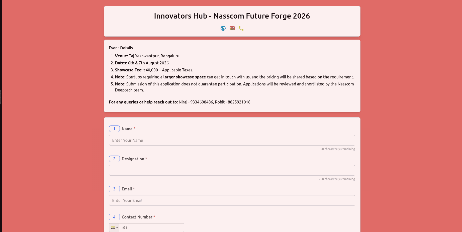 Innovators Hub: Startup Showcase at Nasscom Future Forge 2026