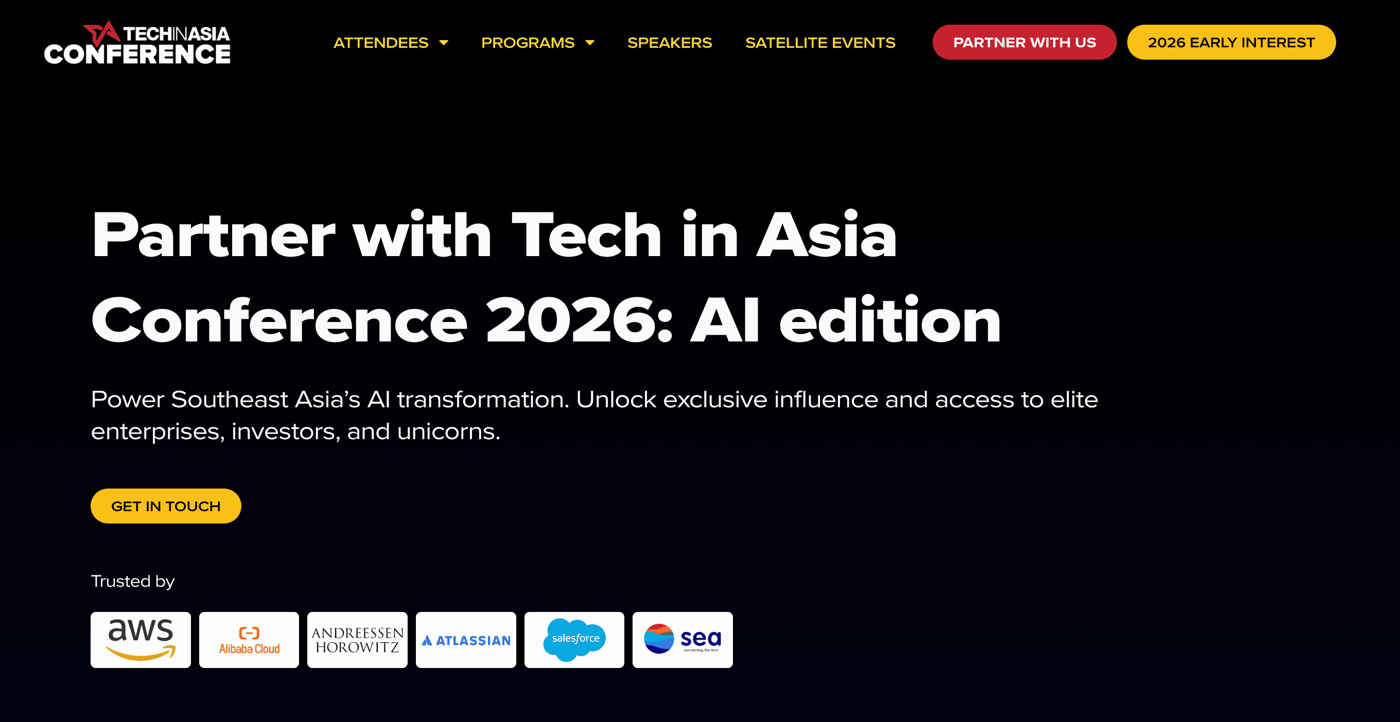 Startup Factory - Tech in Asia Conference 2026