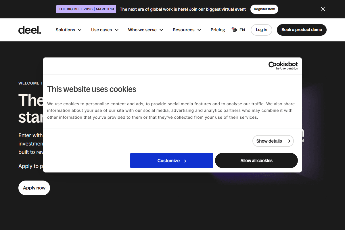 The Pitch by Deel 2026