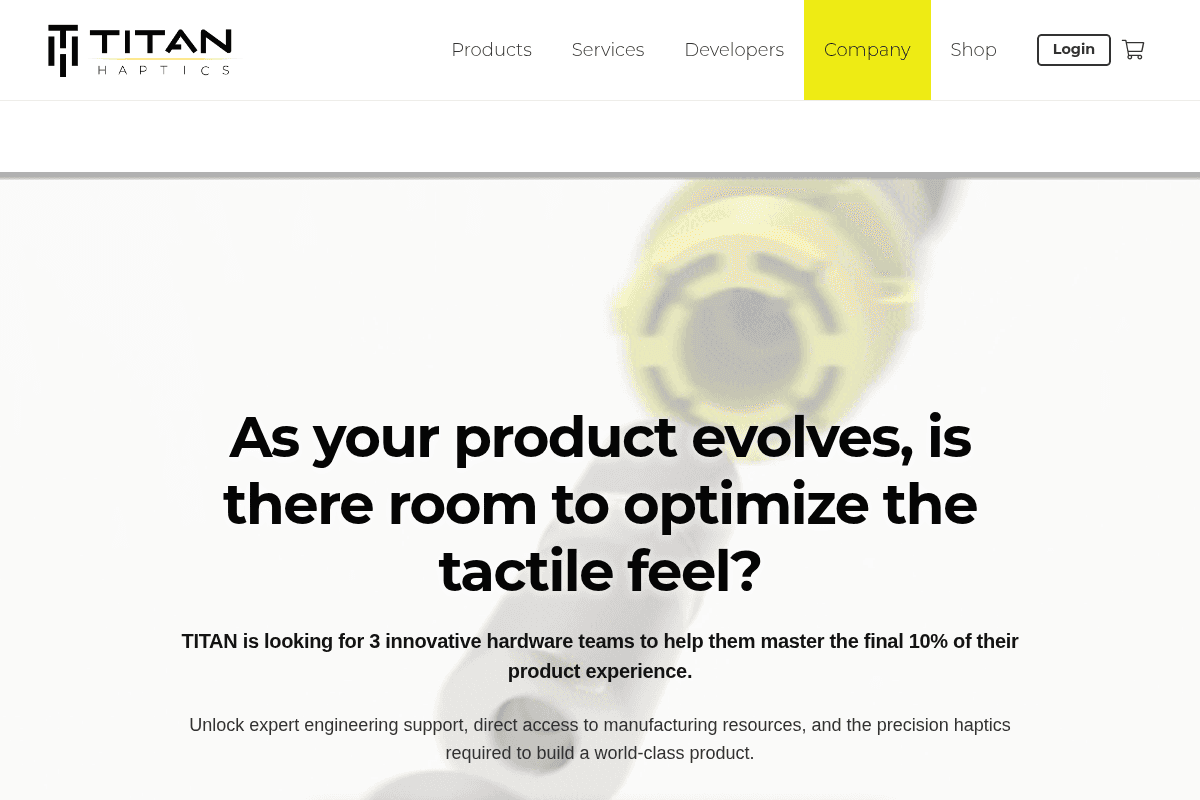 TITAN Haptics Launchpad 2026