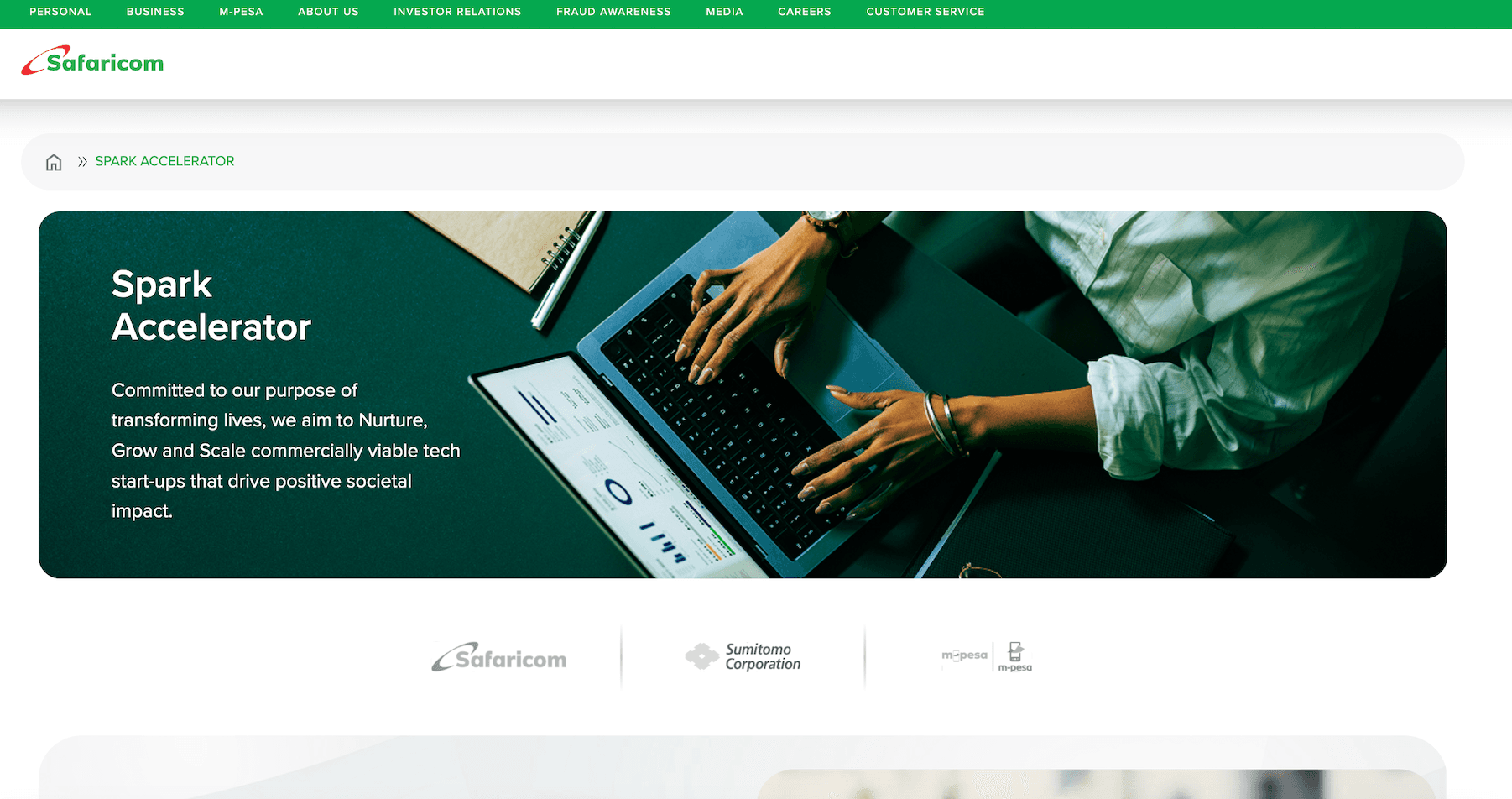 Safaricom Spark Accelerator Program
