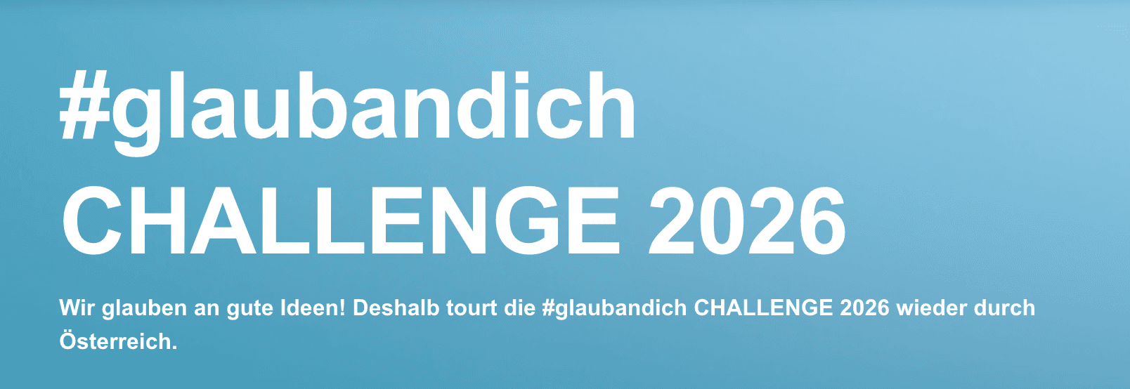 #glaubandich CHALLENGE 2026