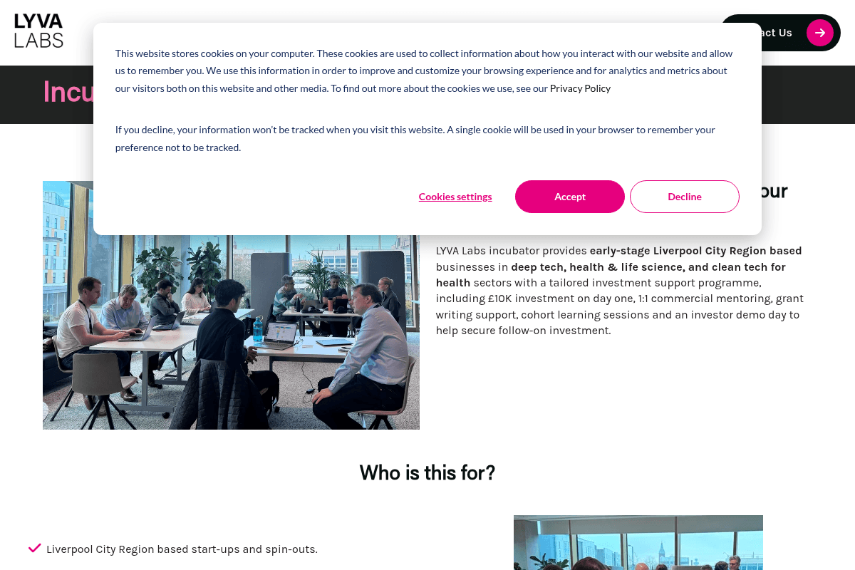 LYVA Labs Incubator Program 2026
