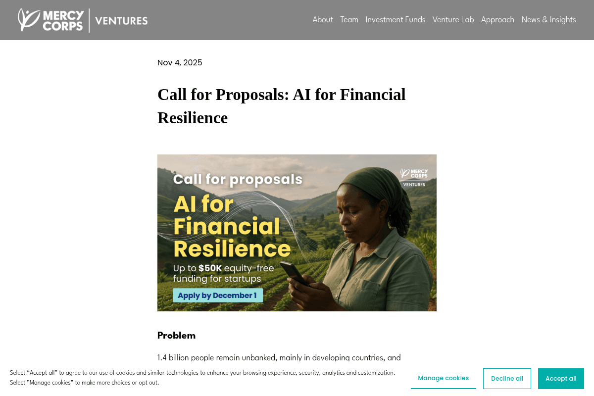 AI for Financial Resilience