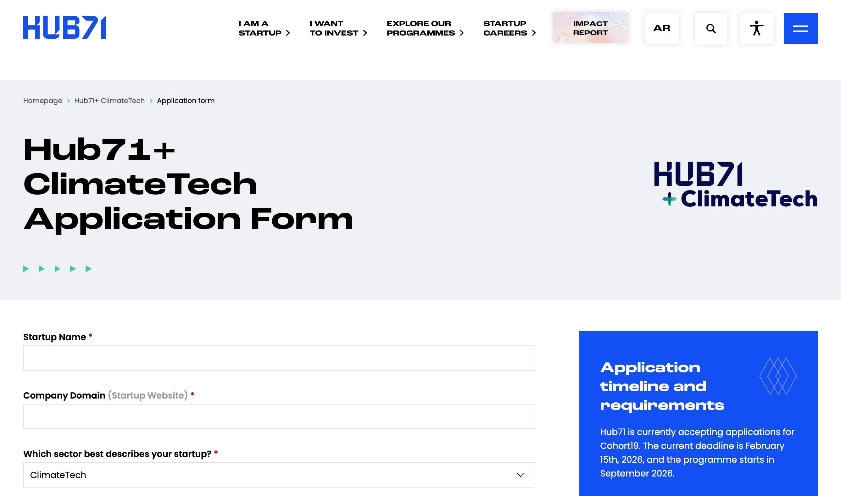 Hub71+ ClimateTech Cohort19