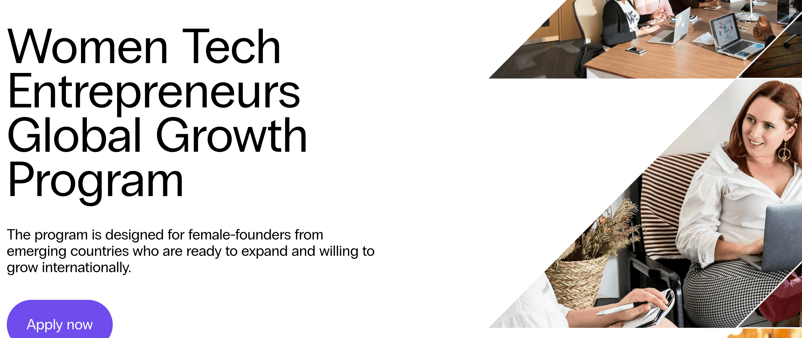 Women Tech Entrepreneurs Global Growth Program 2026