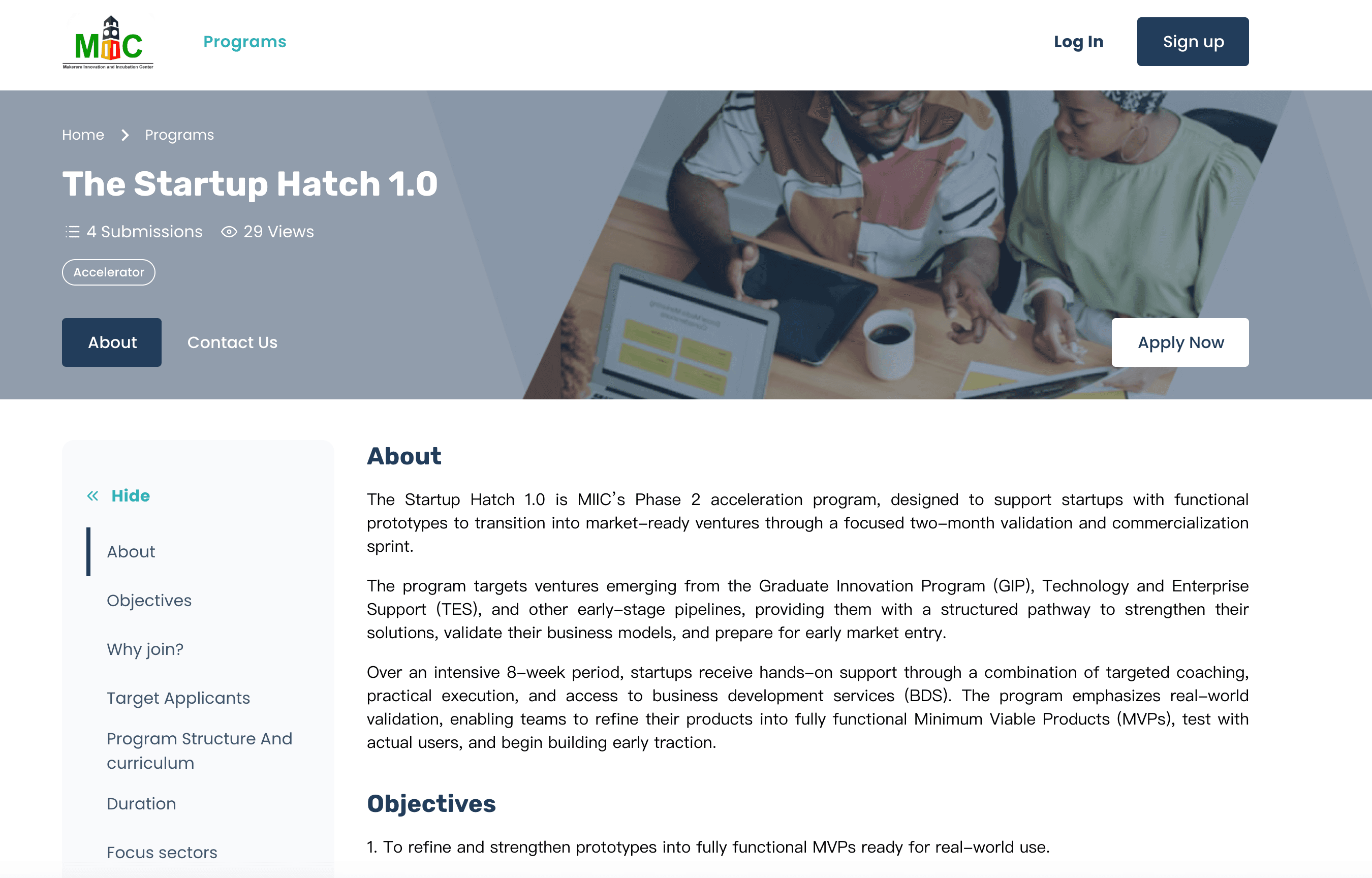 Startup Hatch 1.0