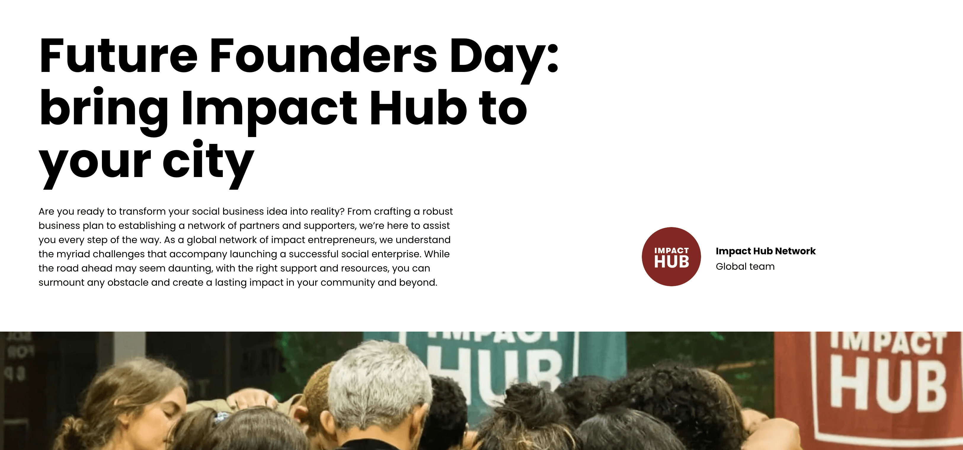 Impact Hub Founders Academy