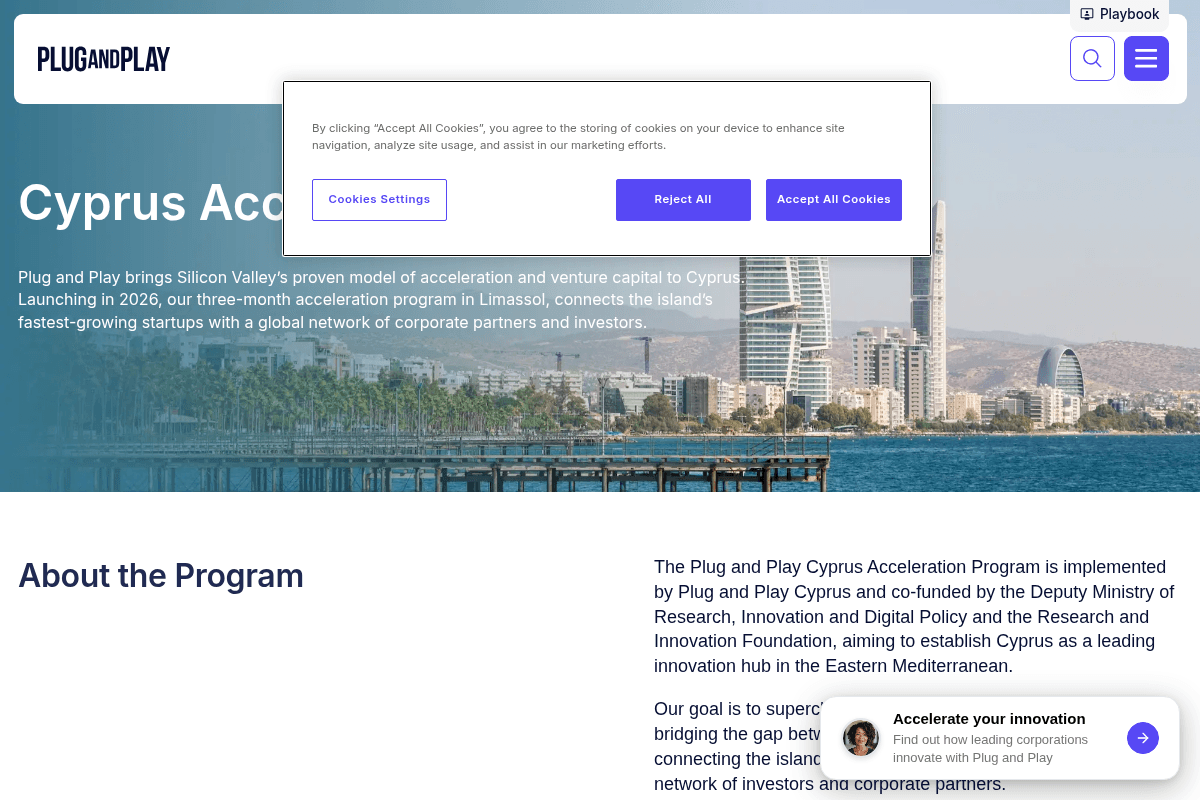 Cyprus Accelerator Program 2026