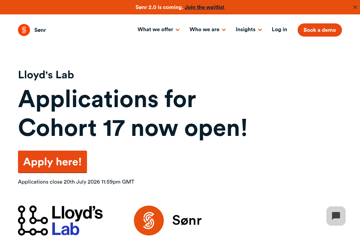 Lloyd's Lab Accelerator Cohort 17