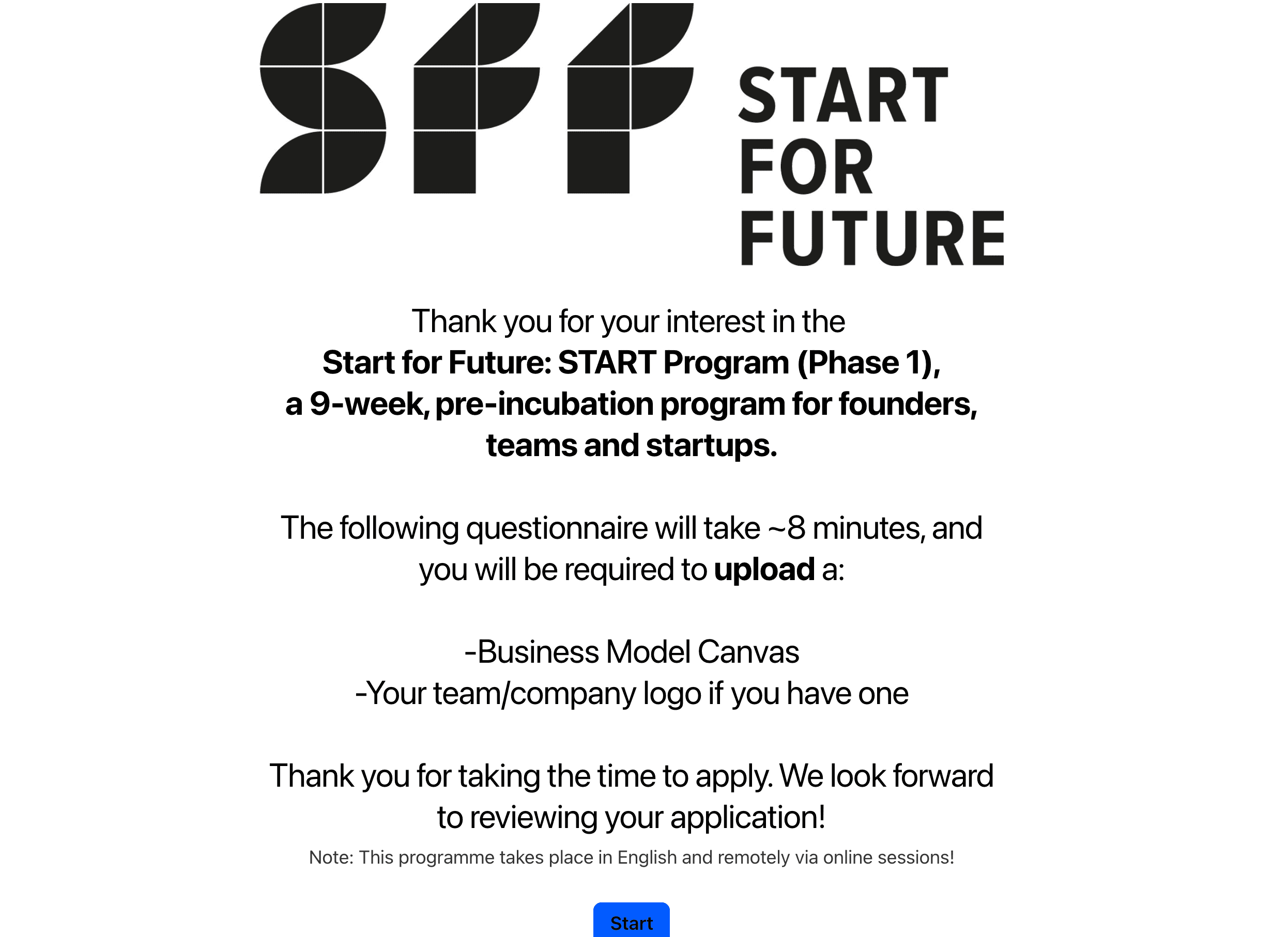 START Program 2026