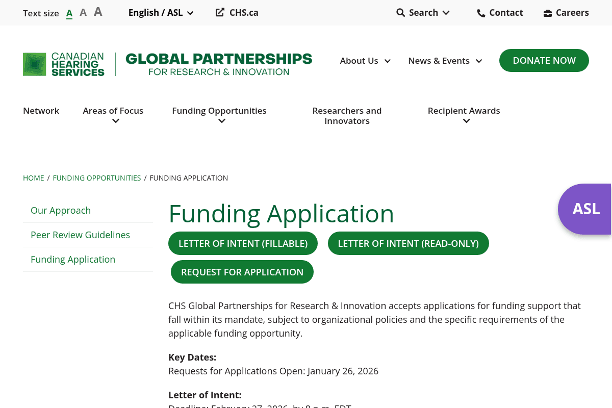 Research and Innovation Grant Program (Canada)