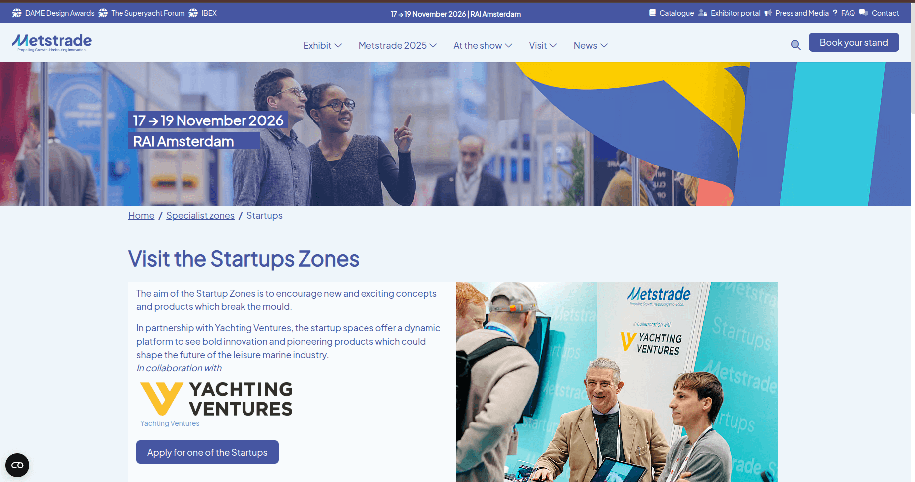 Metstrade 2026 Startup Programme